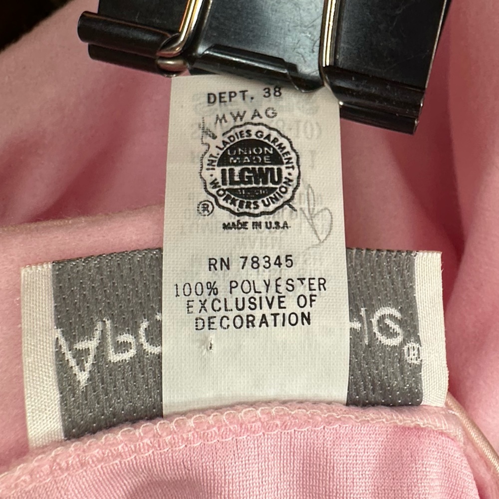 Vtg 70's Housecoat Robe Duster Pink Sears Apostro… - image 4